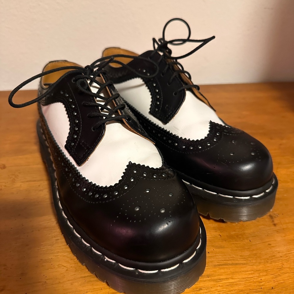 Dr. Martens Black and White oxfords